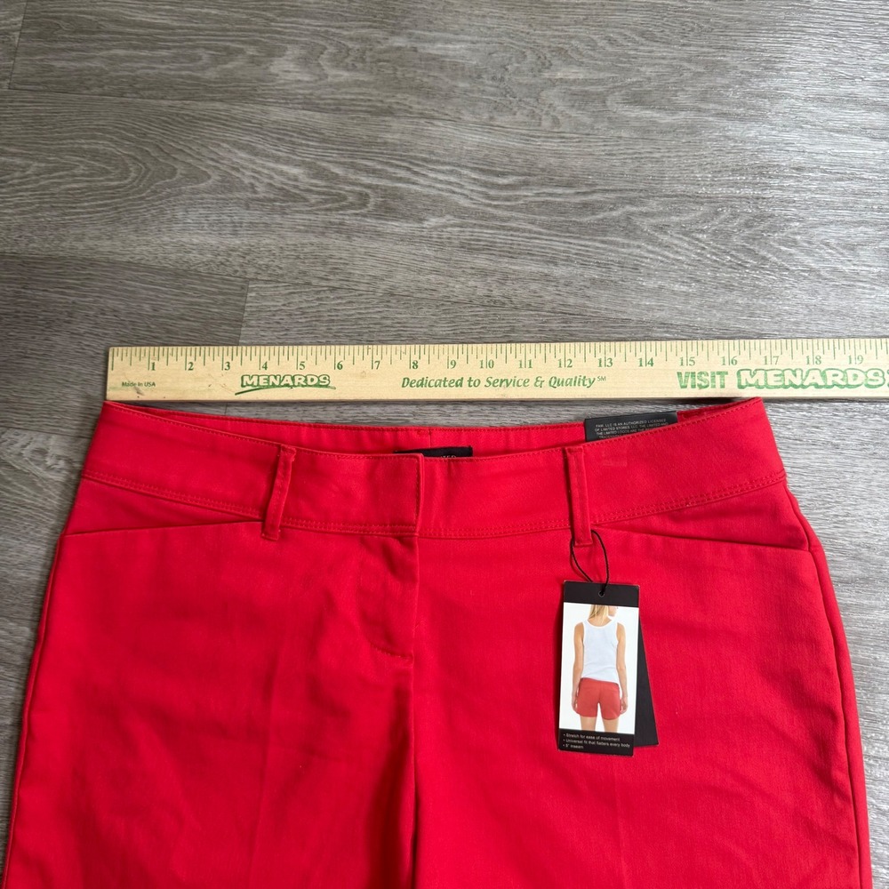 The Limited Tailored Shorts Harvest Red‎ Stretch Flat Front Mid Rise LMD180SS 10 - Picture 3 of 8